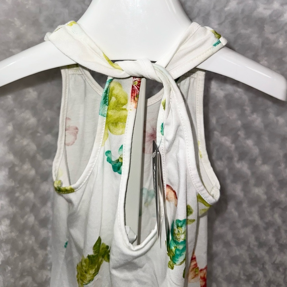 3 Pommes Girls Size EU 104=US 4 Racer Back Floral Midi Dress - Picture 8 of 10